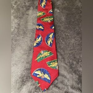 Vintage Tommy Hilfiger Mens Neck Tie 100% Italian Silk made in USA Patriotic